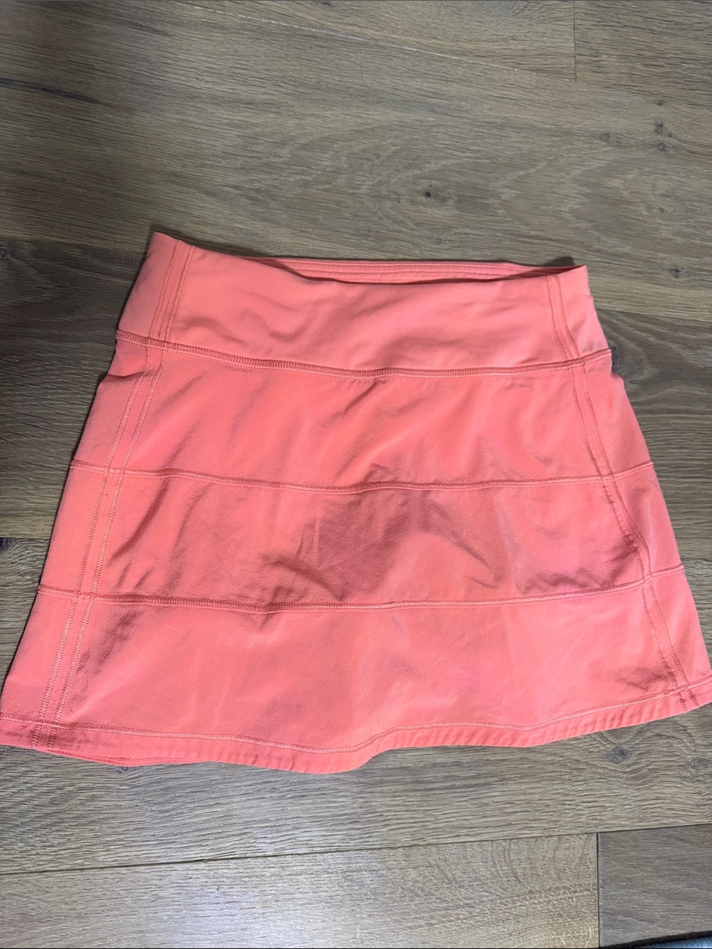 lululemon athletica Coral-Peach Mini Skirt